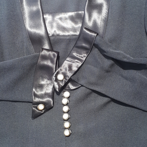 Vittoria Virini Black Dress and Jacket Combo - Picture 3 of 4